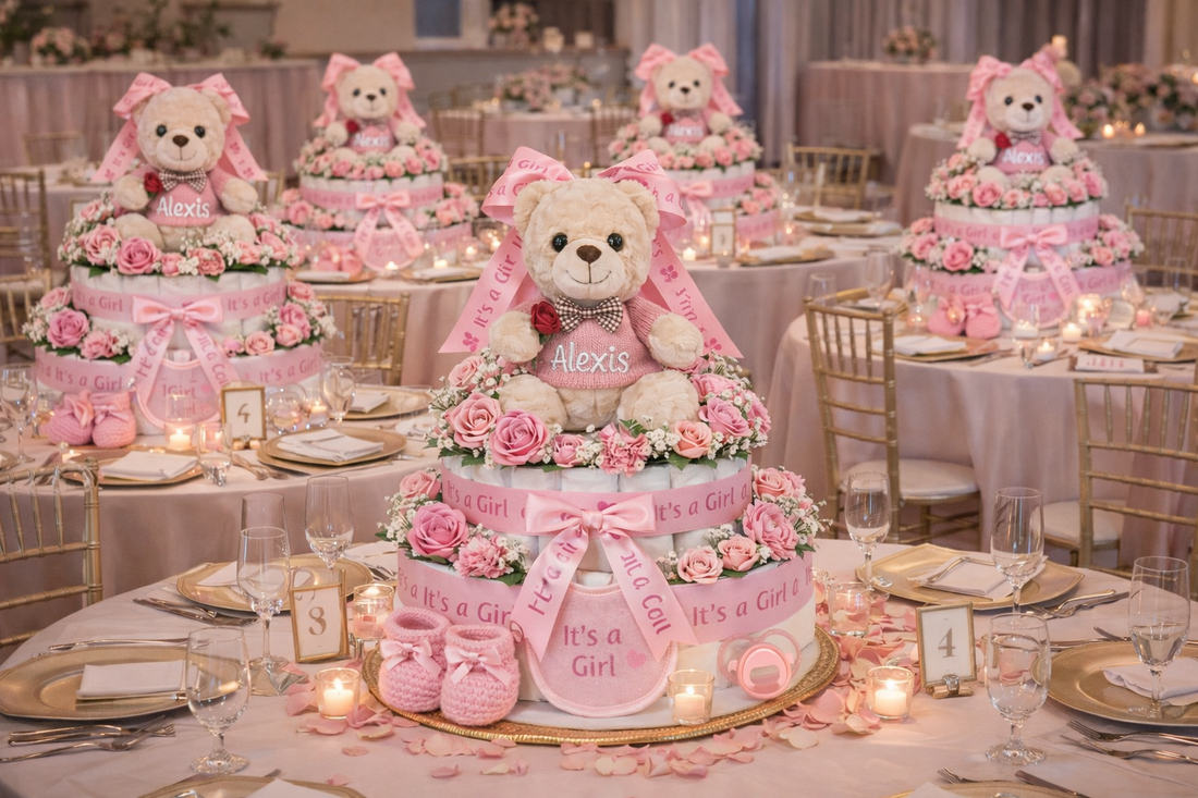 🎀 The Centerpiece That Stole the Show: Elevating Your Baby Shower with a Diaper Cake Display