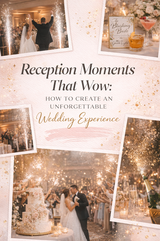 ✨ Reception Moments That Wow: How to Create an Unforgettable Wedding Experience