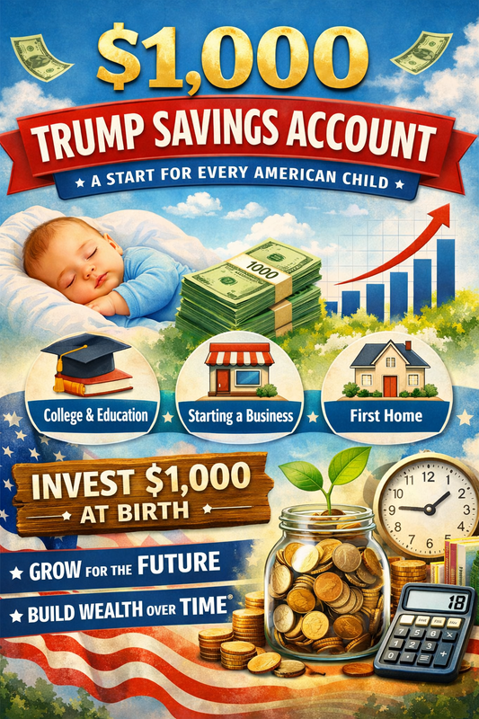 The $1,000 Trump Savings Account: A New Start for the Next Generation