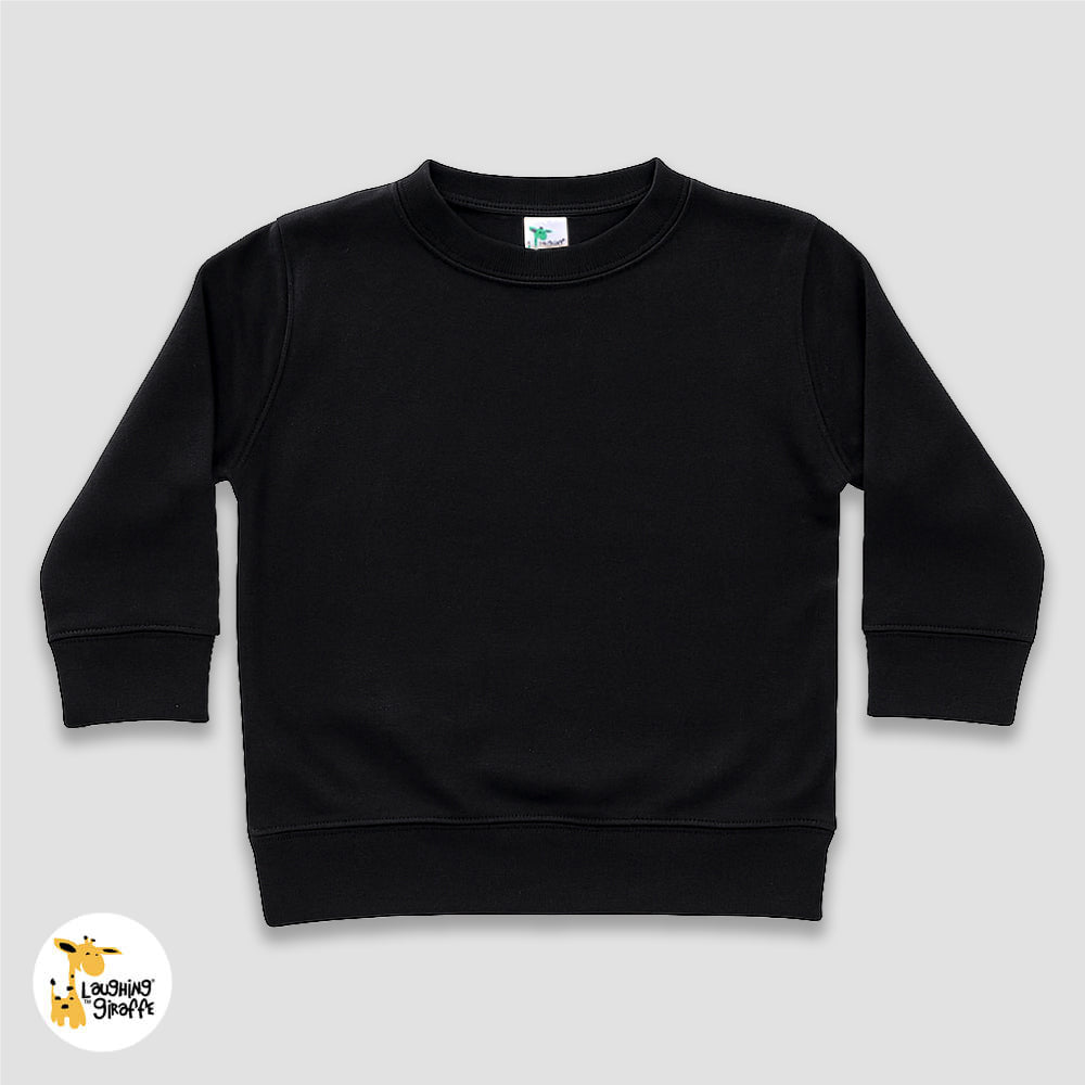 Baby Pullover T-Shirts – Black - Polyester Cotton Blend Black 6-12M