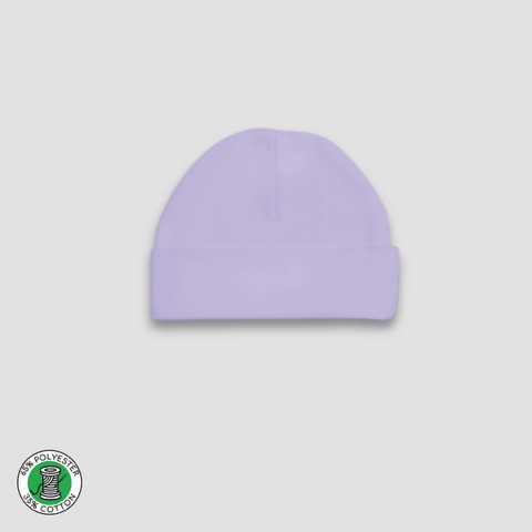 Baby Beanie Hats – Polyester Cotton Blend White additional image 5