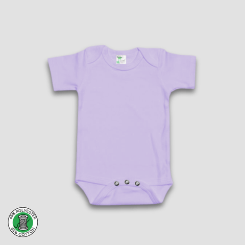 Baby One-Piece Onesies Short Sleeve – Polyester Cotton Blend Pink additional image 5
