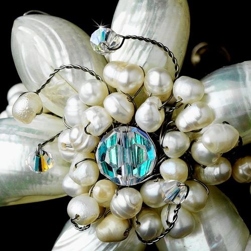 Opulent Crystal Bracelet – Pearl Edition #1116