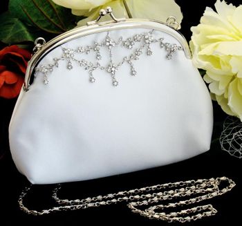Couture Satin Minaudiere – Ivory Edition #0152