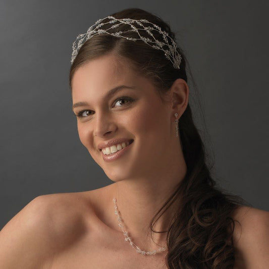 Signature Swarovski Hairpiece – Silver Edition #0649