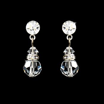 Clear Swarovski Crystal Bridal Earrings E 200 28