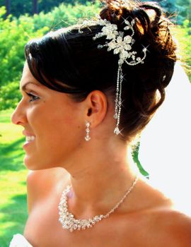 Glamour Swarovski Hairpiece – Crystal Edition #0603