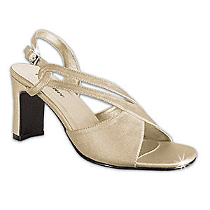 Opulence Evening Heels – Champaigne & Silver Edition #0792