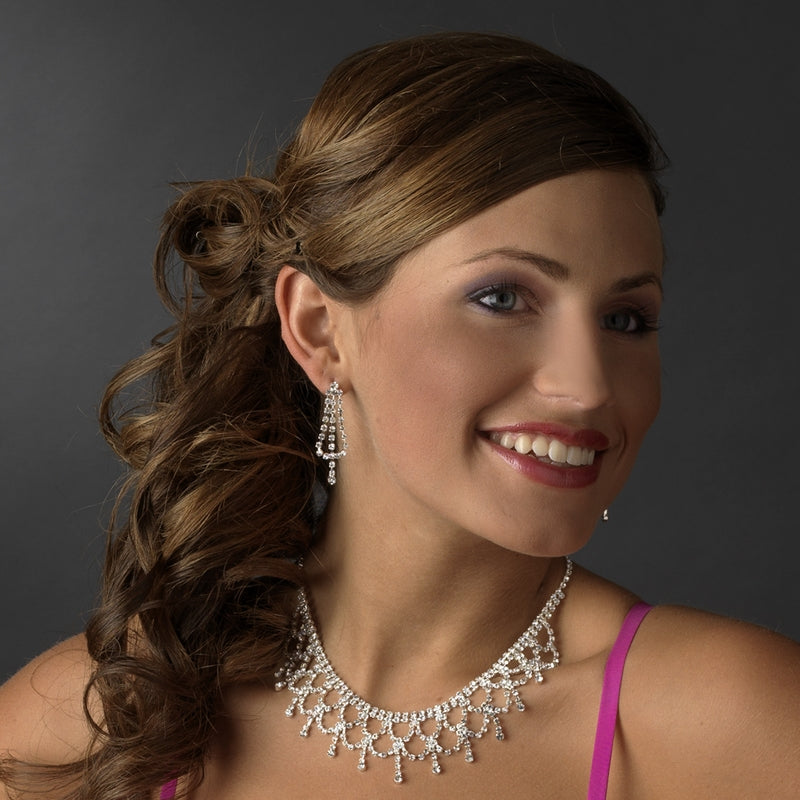 Elegant Bold Rhinestone Jewelry Set Ne 70926 62