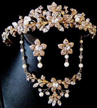 Regal Elegant Necklace Set – Gold Edition #0173