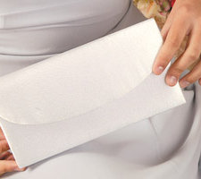 Luxe Chic Clutch – White Edition #0236