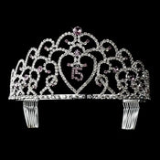 Glistening Quincea Era Sweet 15 Light Amethyst Princess Tiara In Silver 252 32 Ed8F0Afb 7741 42Ae 96A2 6F771Cd45Ab1