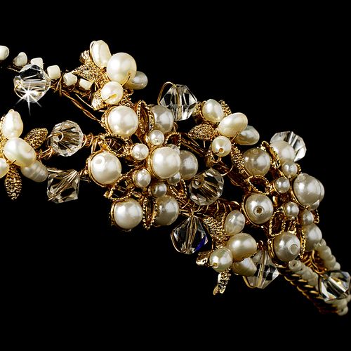 Luxe Royal Accessory – Gold & Pearl Edition #1310
