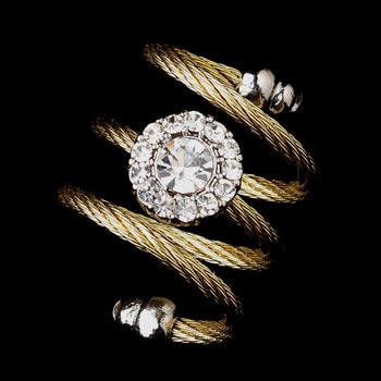 Gold Clear Ring 55 25 1