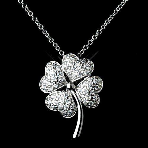 Radiant Silver Four Leaf Charm – Silver Edition #1351