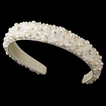 Ivory Bridal Headband Hp 8268 44 1