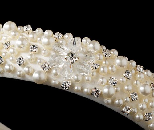 Signature Swarovski Hairpiece – Ivory Edition #1291