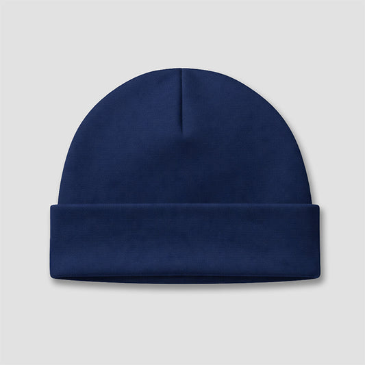 Baby Beanie Hat – Premium 100% Cotton Navy Navy 0-6M