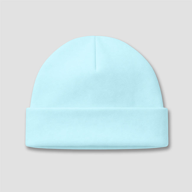 Baby Beanie Hat – Premium 100% Cotton White additional image 3