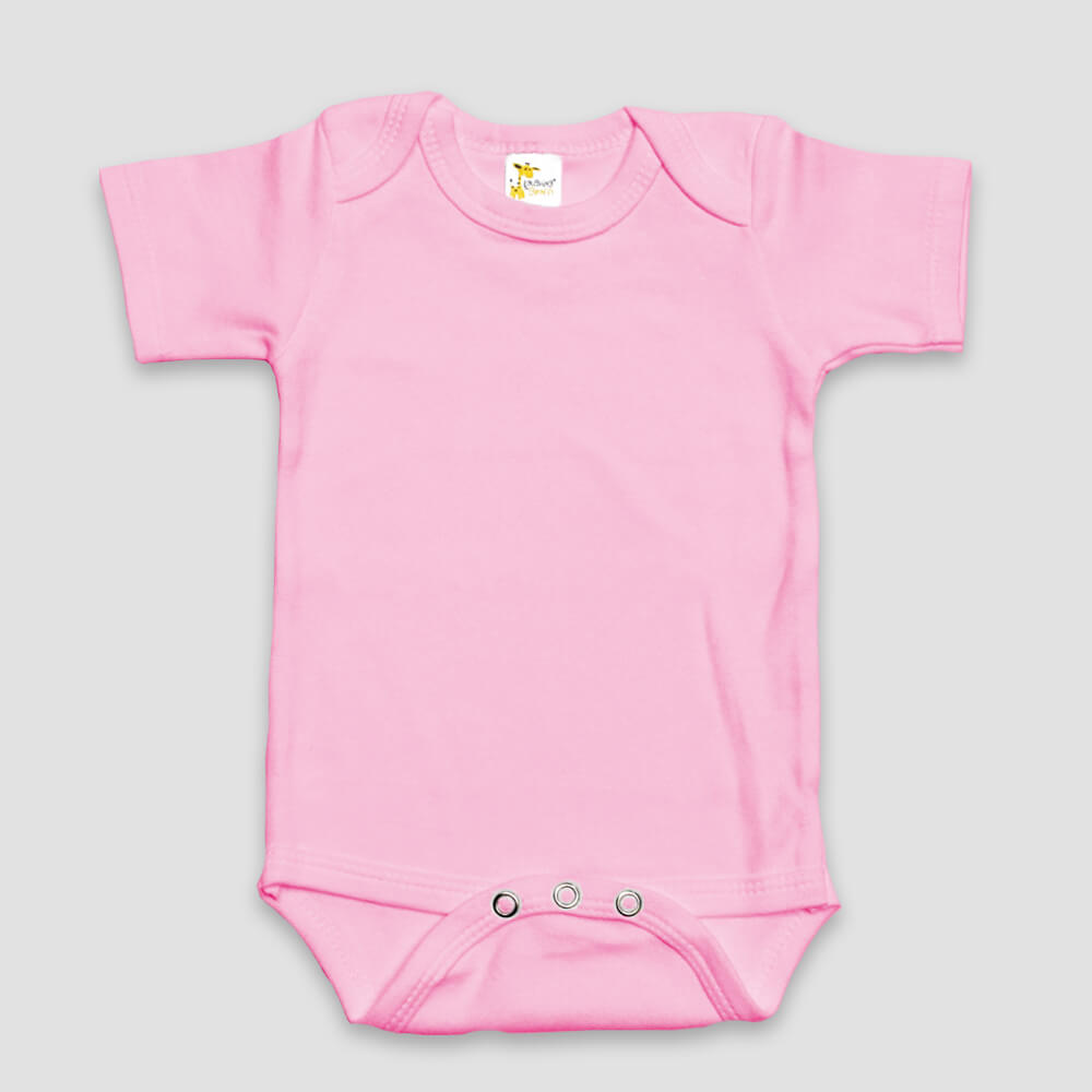 Baby Short Sleeve One-Piece Onesies – Premium 100% Cotton White additional image 1