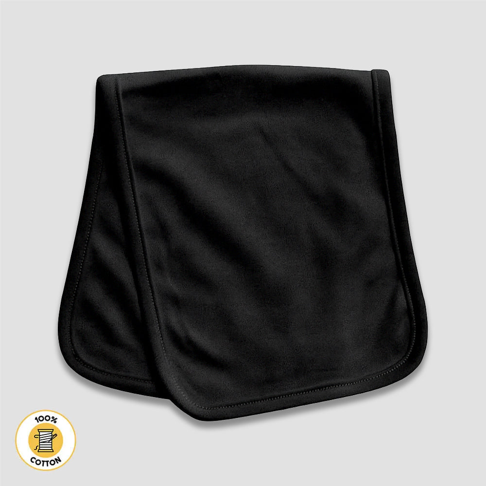 Baby Burp Cloth - 2 Ply - Premium 100% Cotton White additional image 1