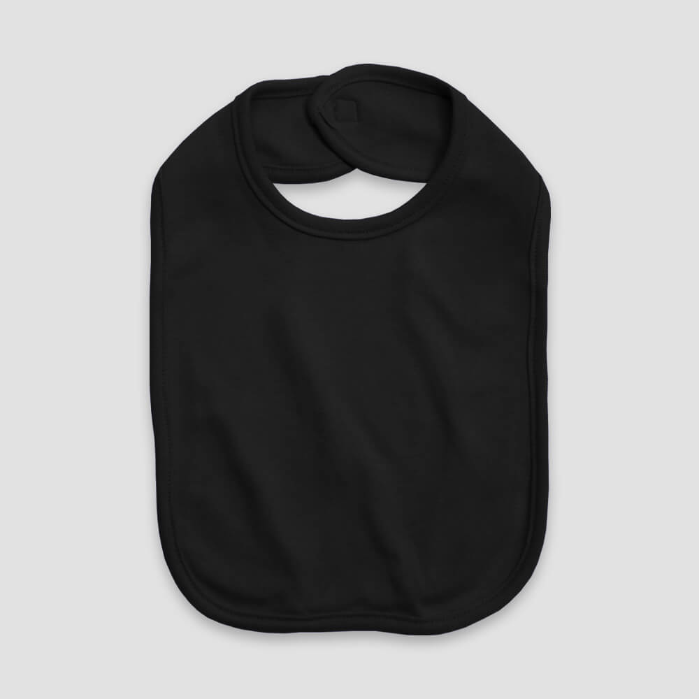 Baby Bibs with Velcro Closure – 2 Ply – Premium 100% Cotton White additional image 1