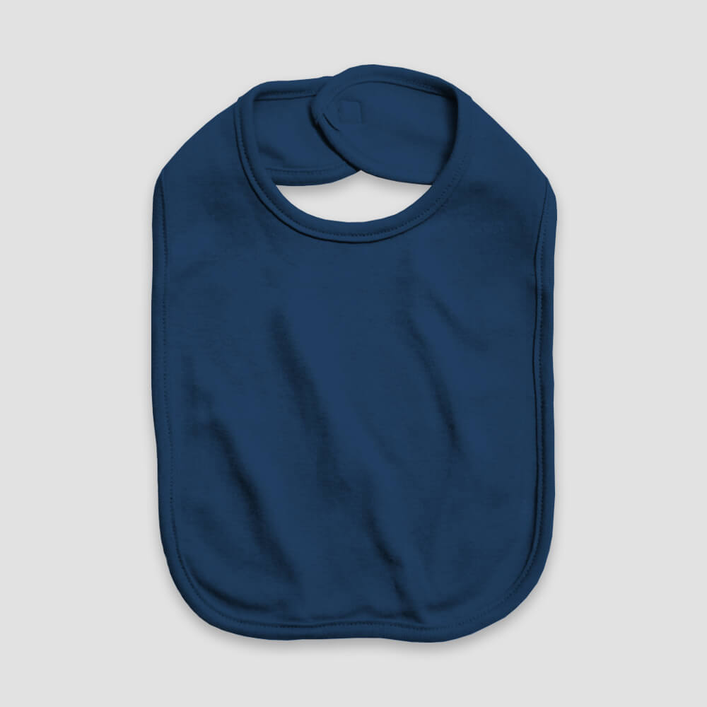 Baby Bibs with Velcro Closure – 2 Ply – Premium 100% Cotton White additional image 4