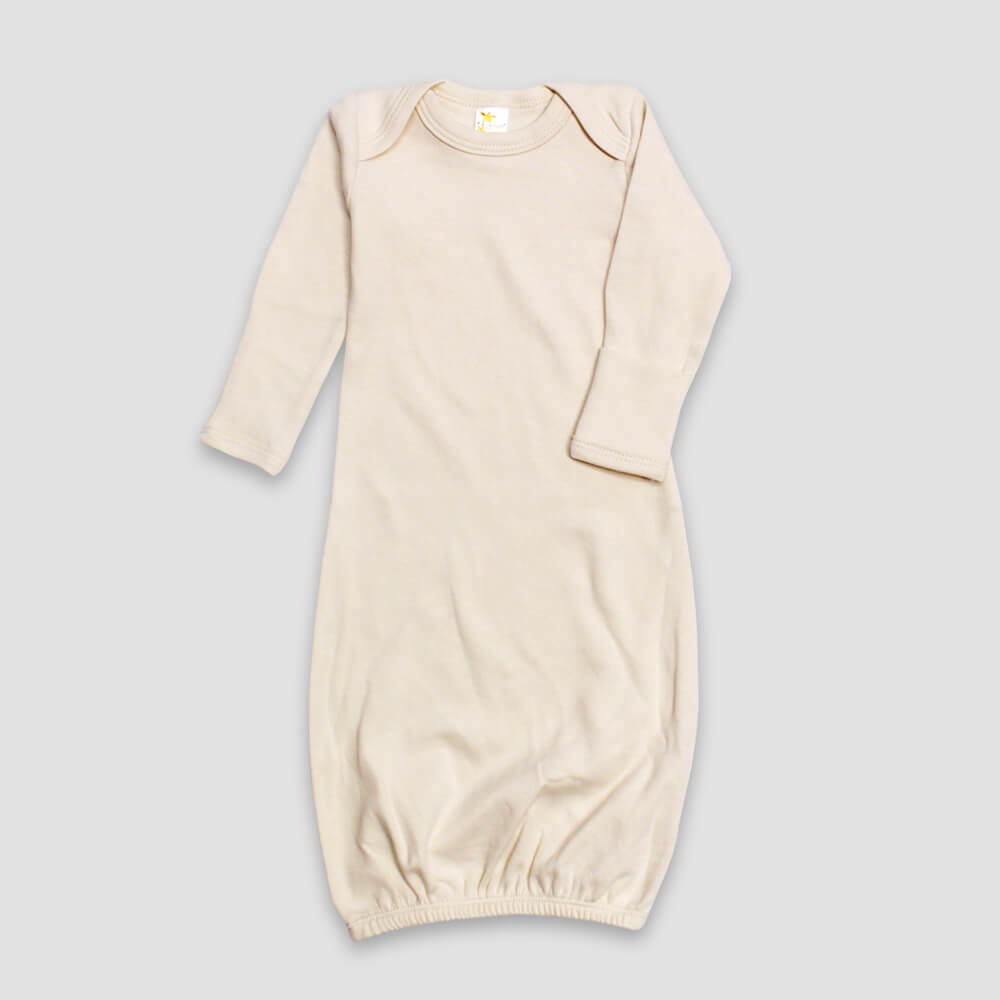 Baby Sleeping Gown With Fold Over Mittens – Premium 100% Cotton Navy additional image 5