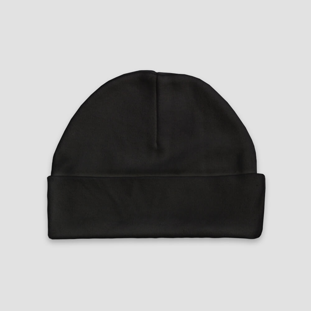 Baby Beanie Hats – Polyester Cotton Blend Blue additional image 2