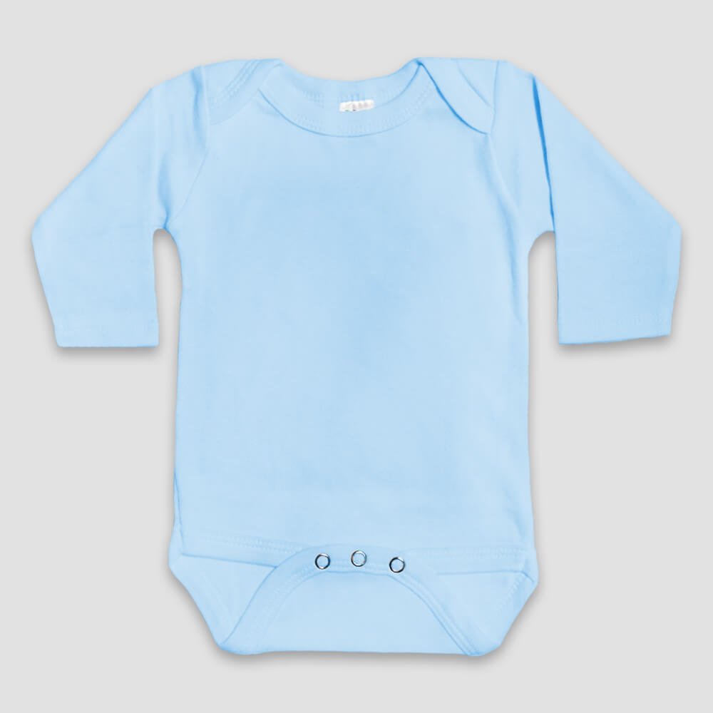 Baby Long Sleeve One-Piece Onesies – Polyester Cotton Blend Black additional image 2