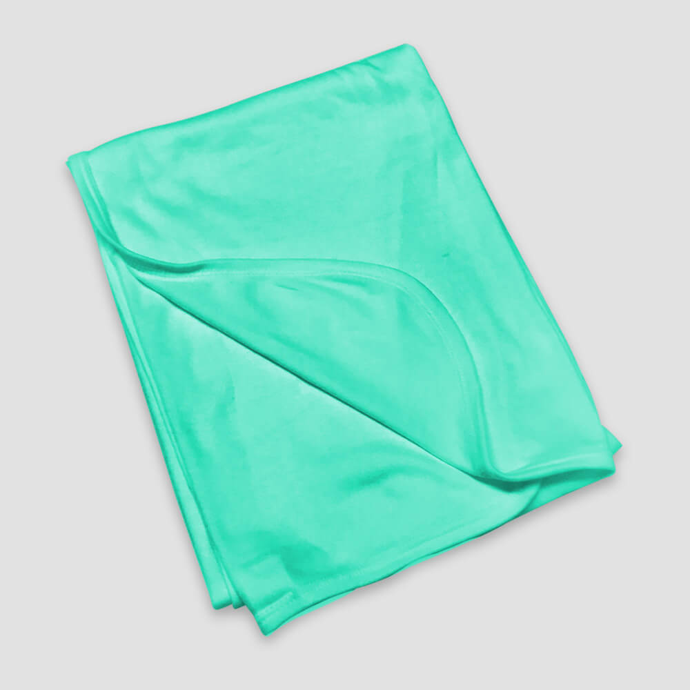 Baby Receiving Blankets - Poly-Cotton Blend White additional image 4