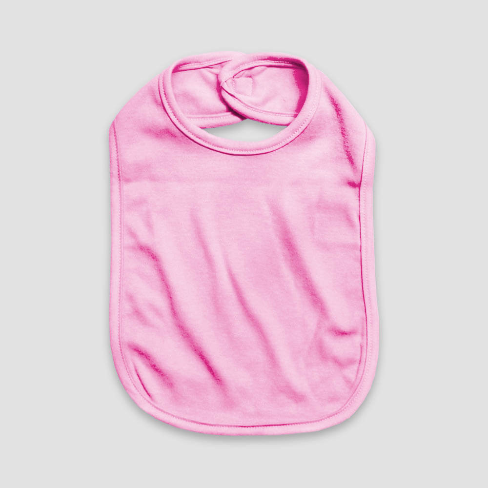 Baby Bibs With Velcro Closure – 2 Ply – Polyester Cotton Blend Yellow additional image 2