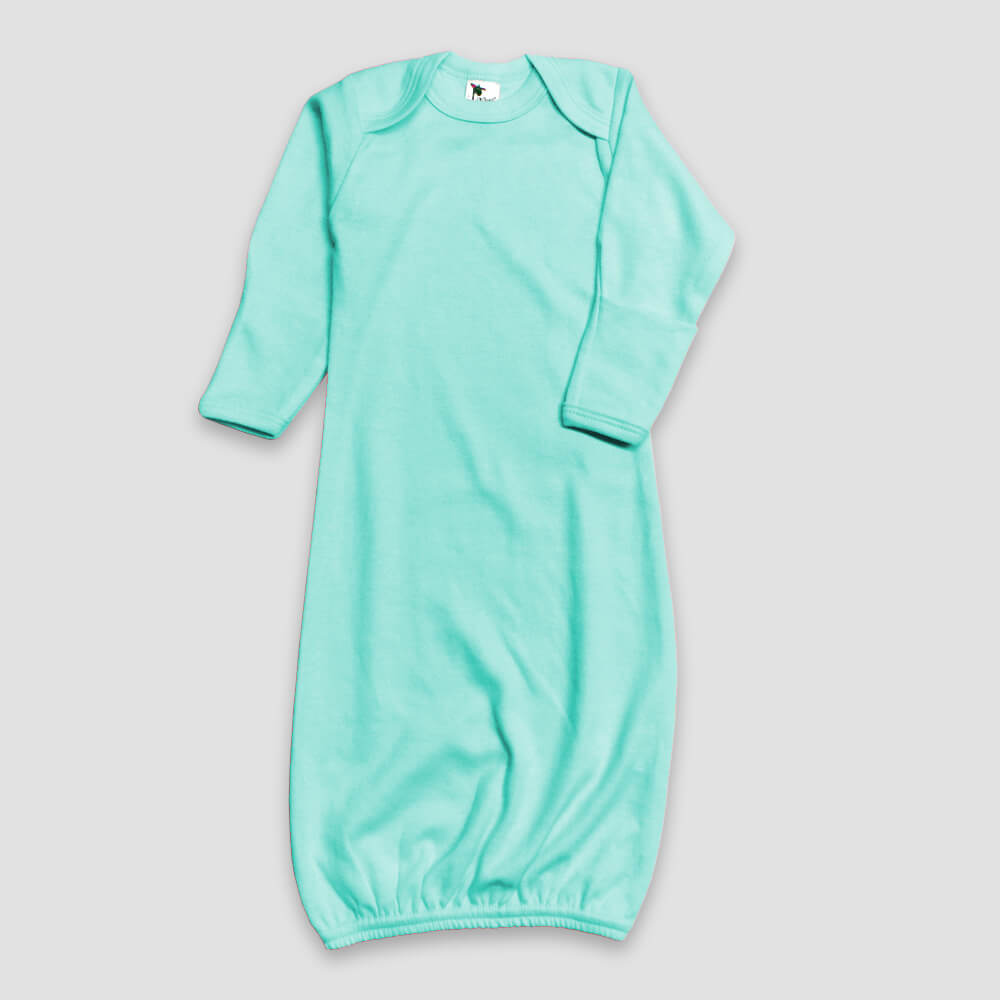 Baby Sleep Gowns With Mittens – Polyester Cotton Blend White additional image 4