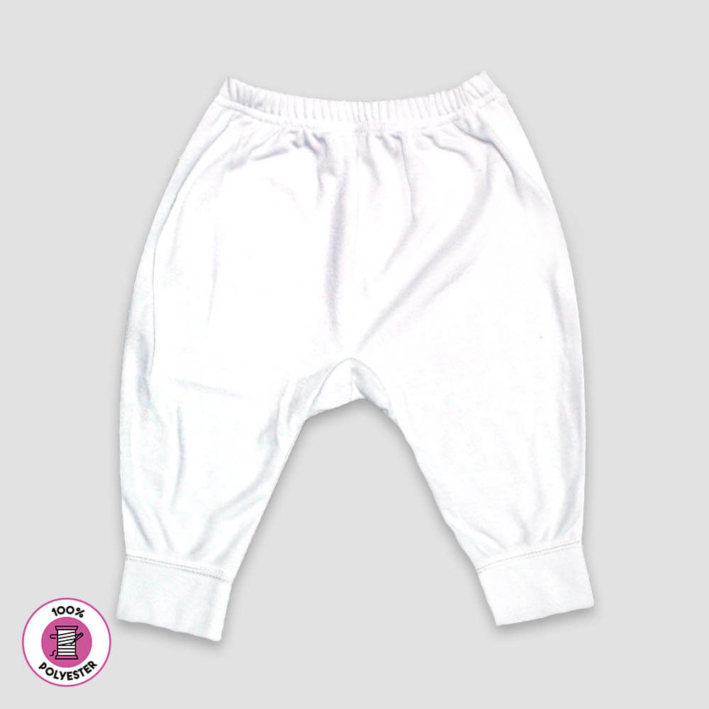 Baby Jogger Pants - White - 100% Polyester White 6-12M