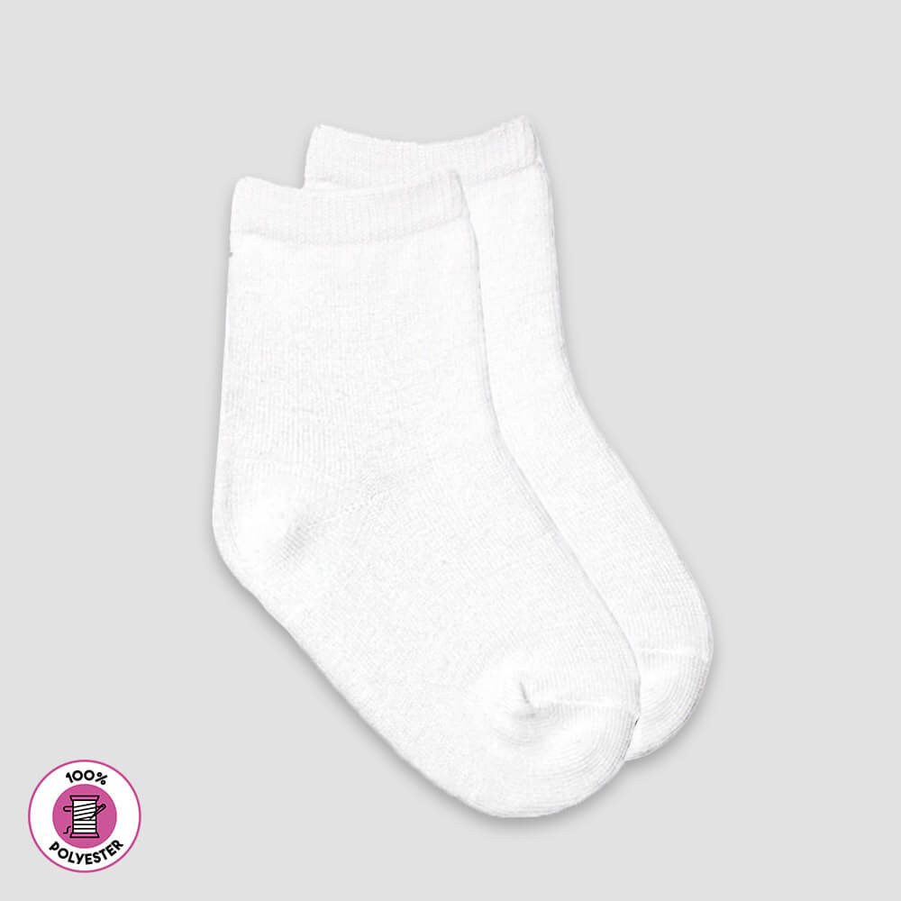 Baby Socks – 100% Polyester White 1-2 Years