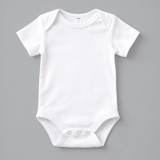 Essentials Baby One-Piece Onesies With Tear Out Labels – White – 100% Cotton White Newborn