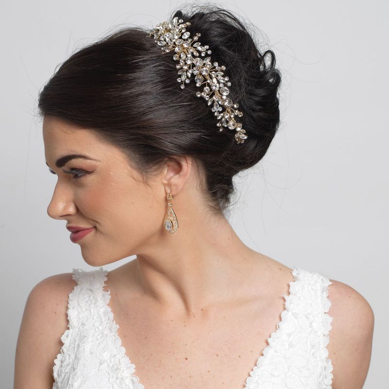 Timeless Rhinestone Piece – Light Gold Clear Edition #1368