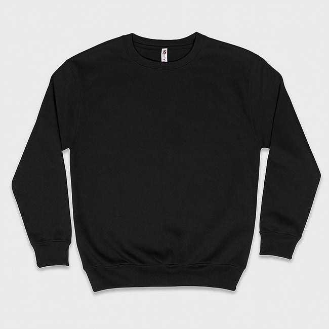 Unisex Fleece Sweatshirt - Black - 100% Polyester Black XL