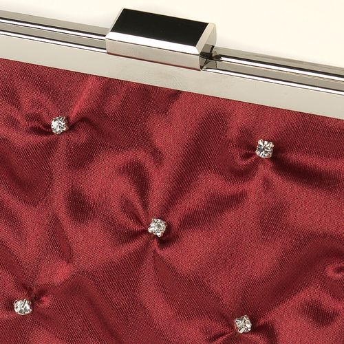 Glamour Burgundy Evening Bag