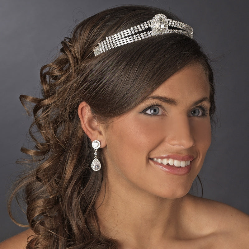 Timeless Rhinestone Tiara – Silver Edition #1025