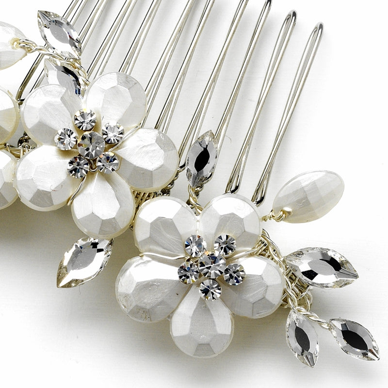 Timeless Floral Comb – Champagne Edition #0135