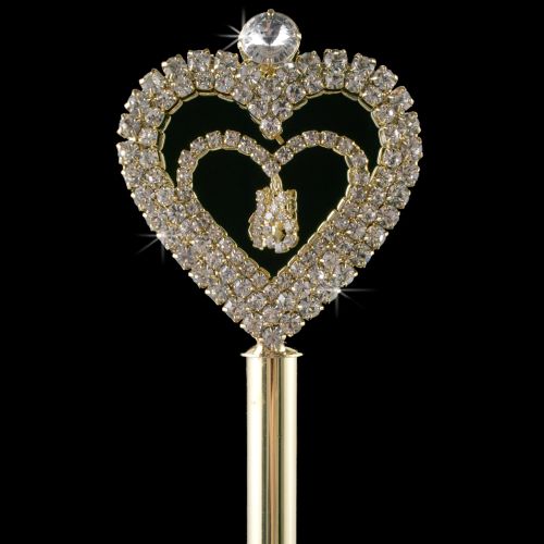 Signature Quinceañera Scepter – Gold Edition #0999