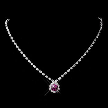 Radiant CZ Necklace – White Edition #1315
