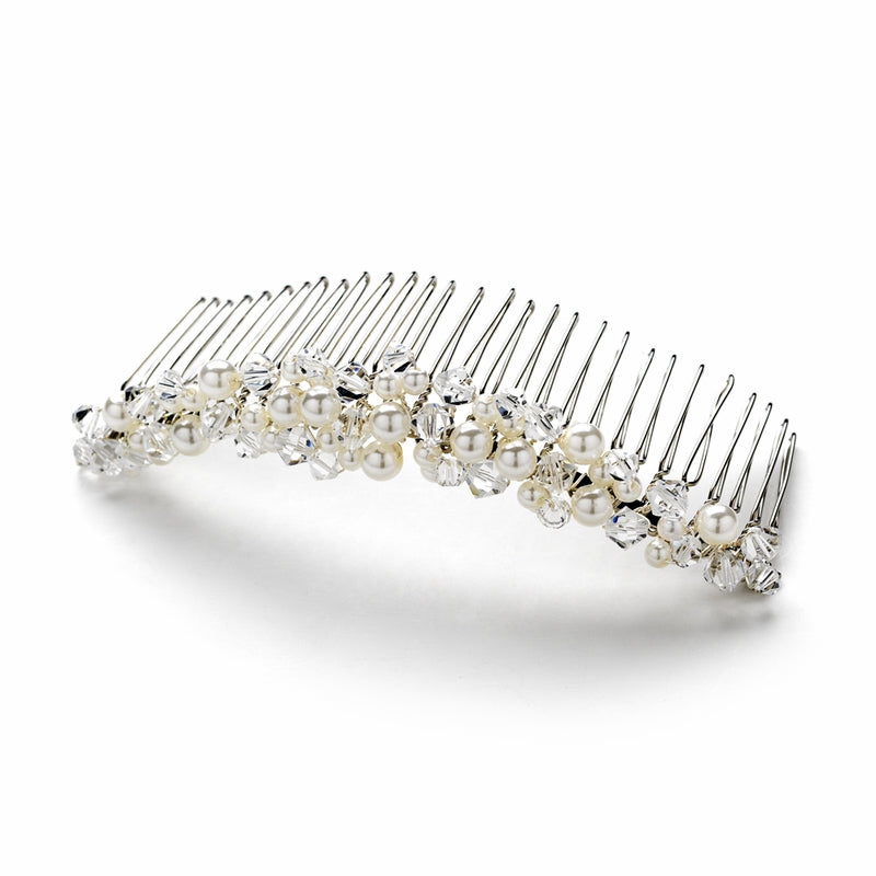 Signature Pearl Hairpiece – Ivory Edition #0456