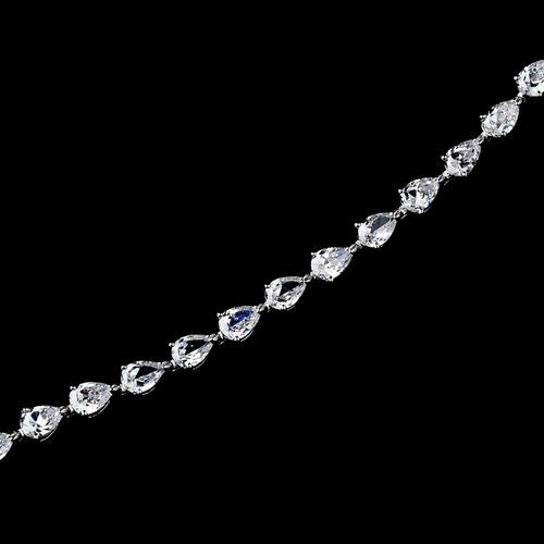 Luxe CZ Bracelet – Silver Edition #0289