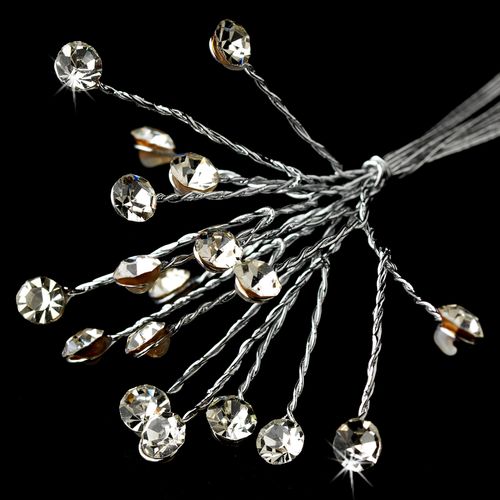Silver Rhinestone Spray 326 27