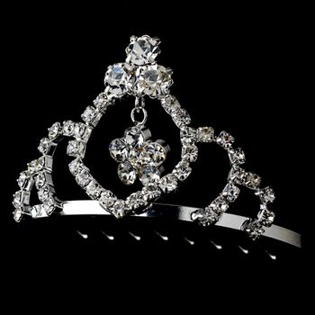 Silver With Clear Crystals Child S Tiara Hpc 241 30