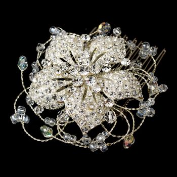 Stunning Crystal Brooch Hair Accent Comb 8217 118