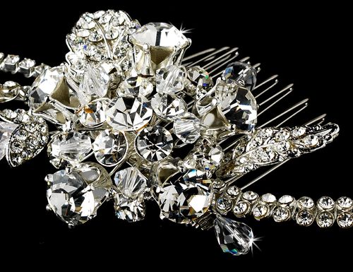 Swarovski Crystal Bridal Comb 8116 73