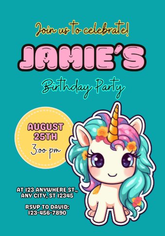 Magical Unicorn Birthday Celebration